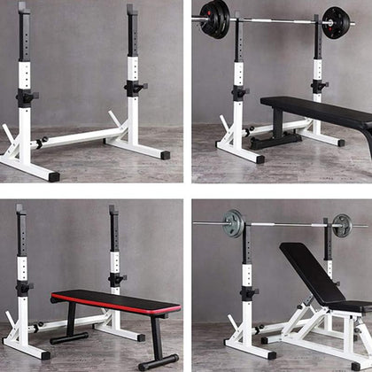 Multifunctional Barbell Squat Rack Split  Home Gym Fitness Equipment Sturdy Maximum Load 200Kg